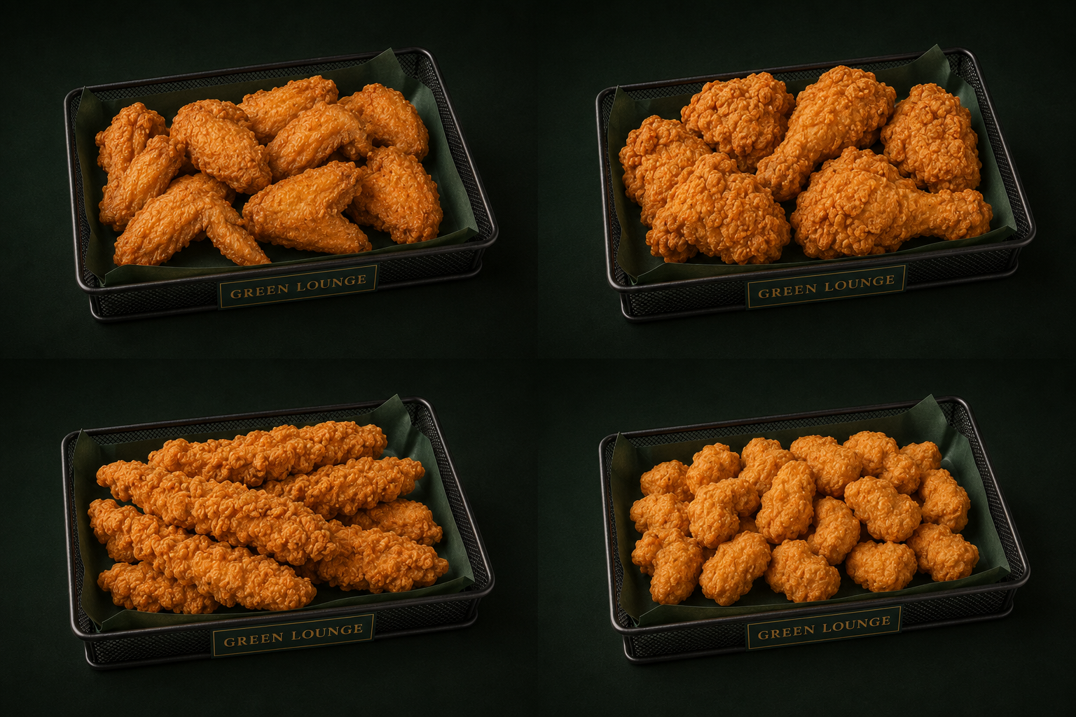 Selezione di pollo croccante Green Lounge